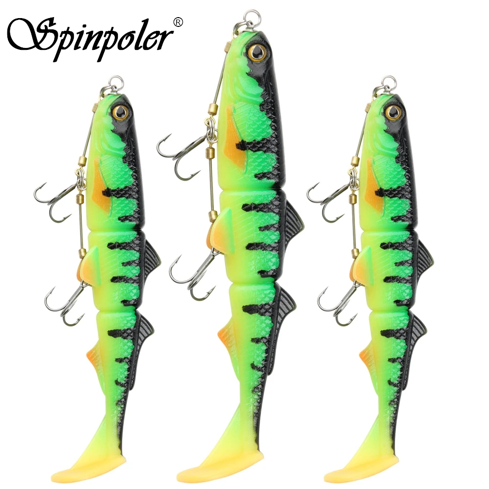 Fishing Lure Jerkbait - Spinpoler Pike Stinger Rig Hook Systerm