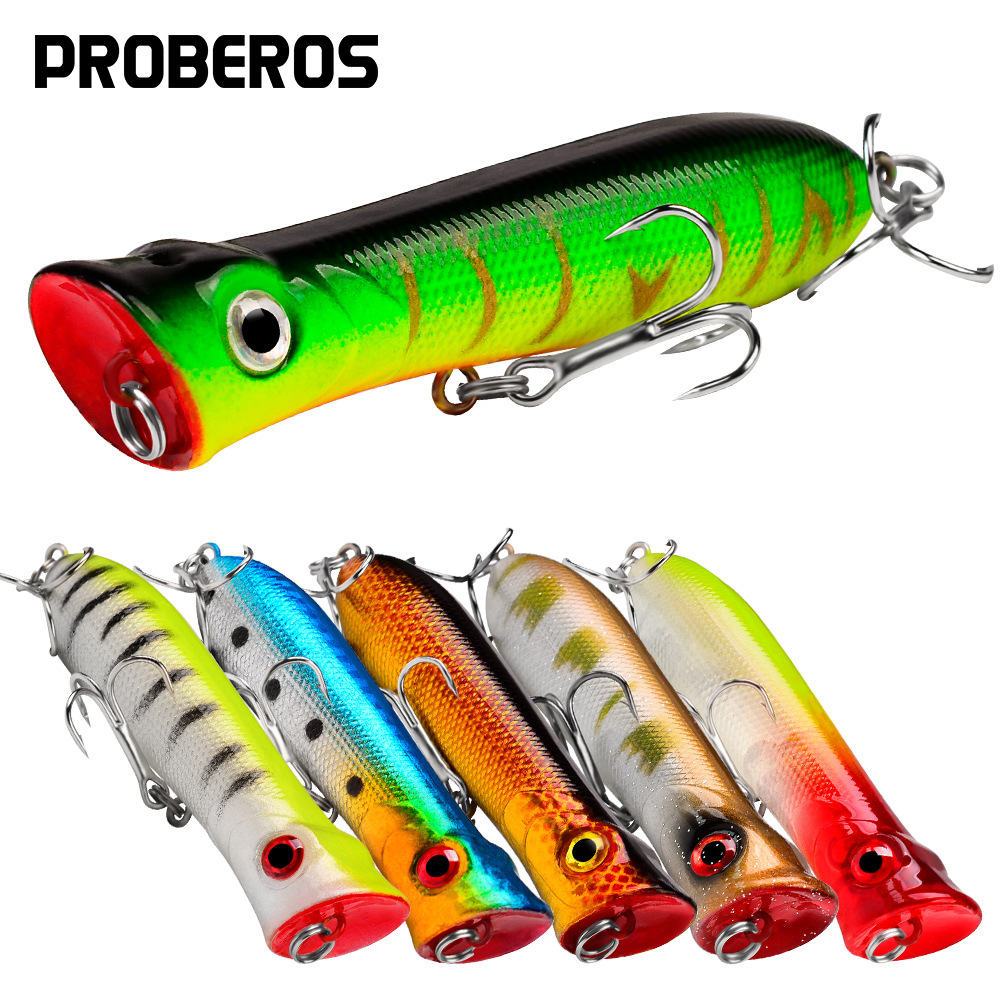 Fishing Lure Popper - Topwater Popper Saltwater Fishing 8cm-12g 6#