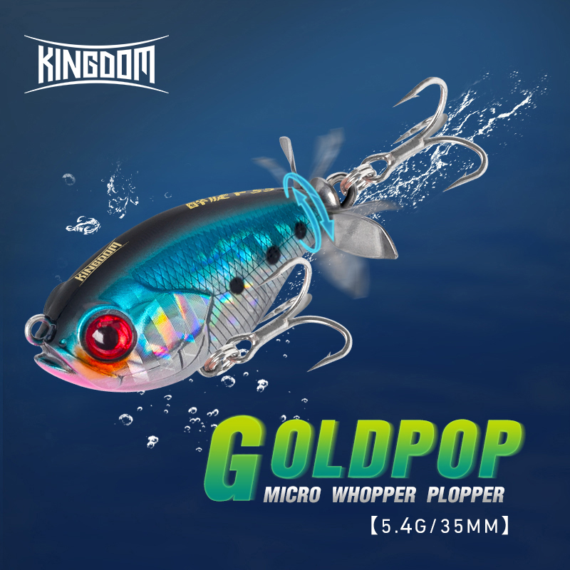 Kingdom Propeller Topwater Pop - Fishing Lure Popper ulasan dan harga