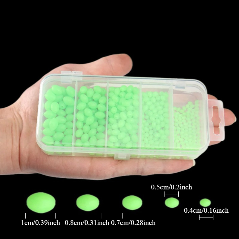 Ackibbik 375pcs/box Luminous F - Fishing Lure Box ulasan dan harga