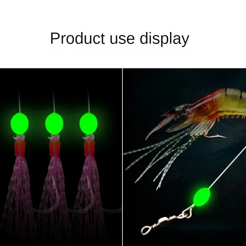 100pcs/lot Oval Night Luminous - Fishing Lure Topwater ulasan dan harga