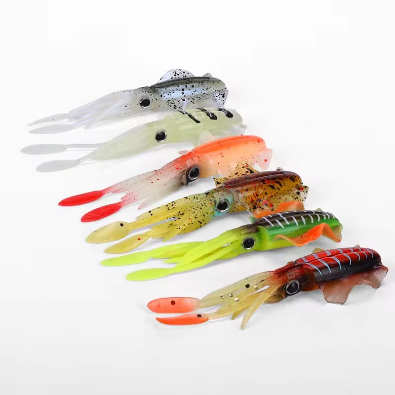 WEIHE （5pcs） 7cm/2g 10.5cm/7g  - Fishing Lure Soft Plastic ulasan dan harga