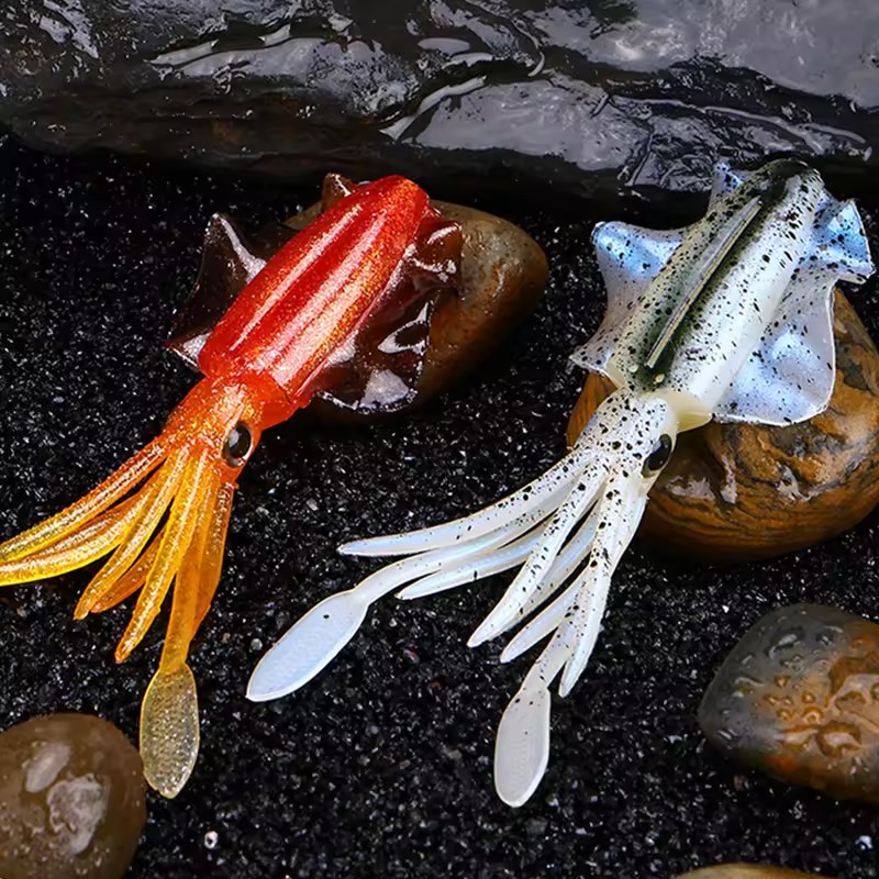 WEIHE （5pcs） 7cm/2g 10.5cm/7g  - Fishing Lure Soft Plastic ulasan dan harga