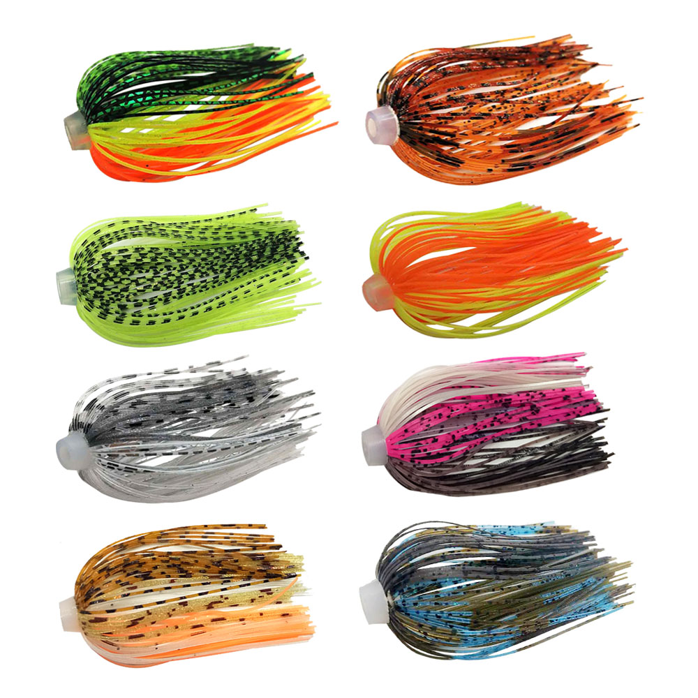 5 pcs/lot 88 Strands 64mm Sili - Fishing Lure Buzzbait ulasan dan harga