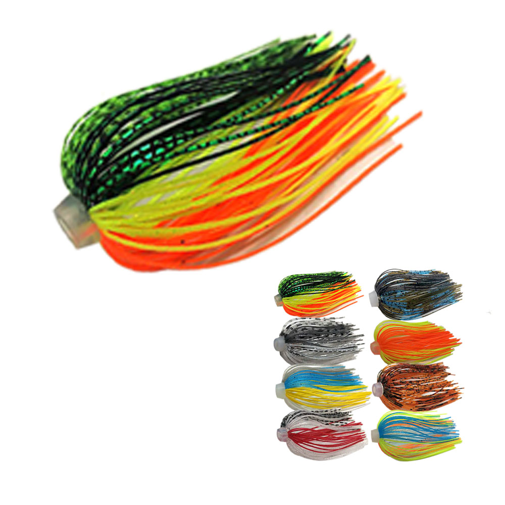 5 pcs/lot 88 Strands 64mm Sili - Fishing Lure Buzzbait ulasan dan harga