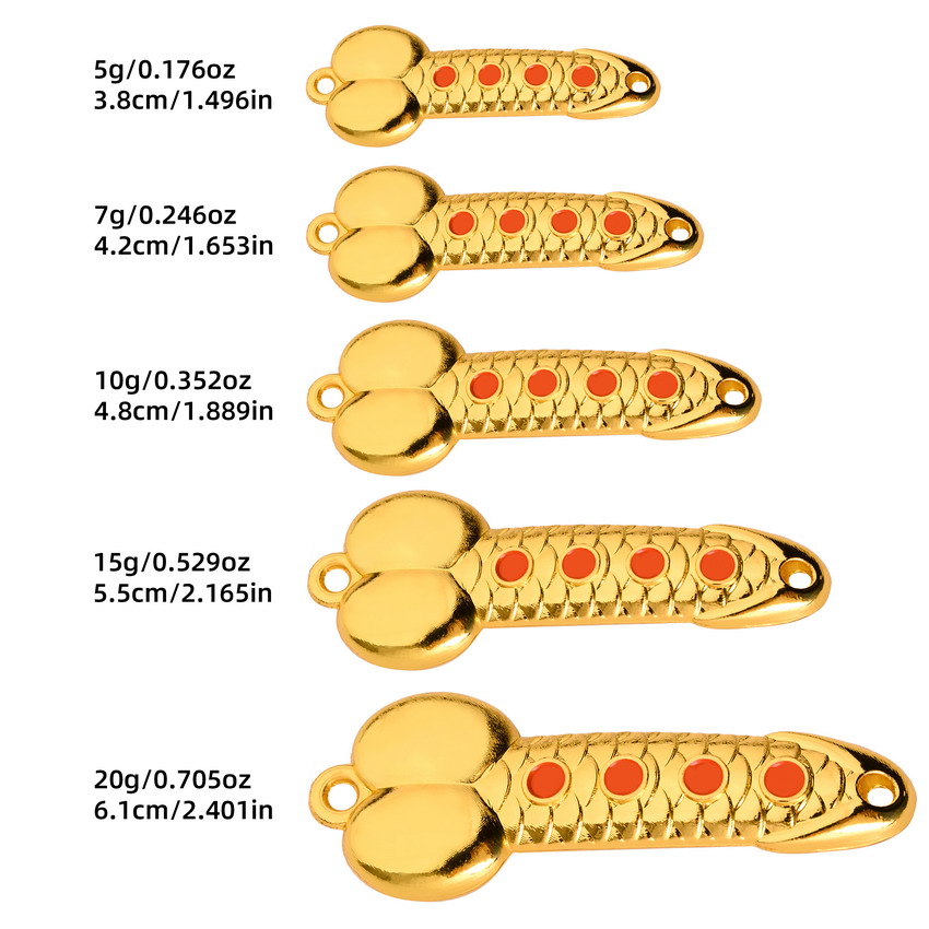 Metal Spoon Penis Shape Fishin - Fishing Lure Spinnerbait ulasan dan harga