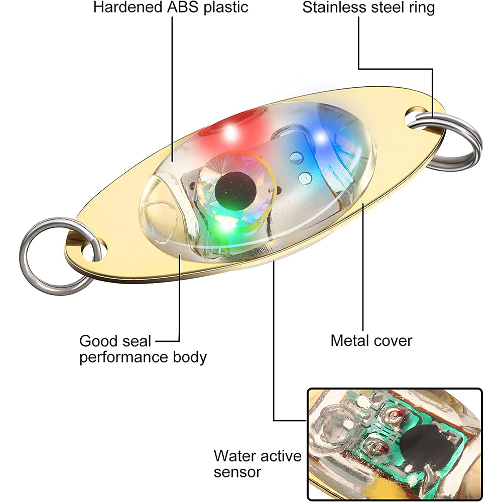 PRO BEROS LED Fishing Deep Dro - Fishing Lure Spoon ulasan dan harga