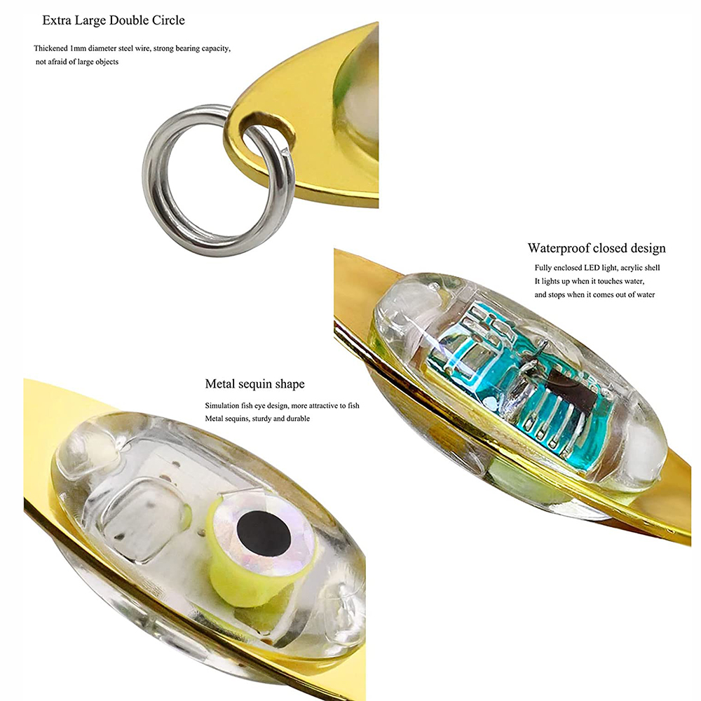 PRO BEROS LED Fishing Deep Dro - Fishing Lure Spoon ulasan dan harga