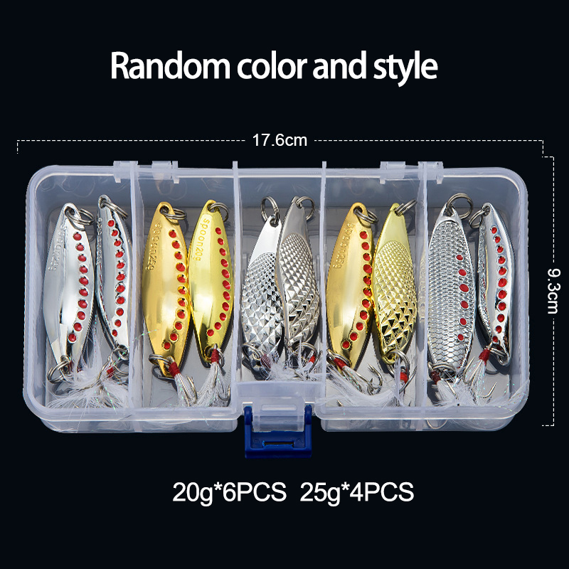 Metal Spoon Spinner Fishing Lu - Fishing Lure Crankbait ulasan dan harga