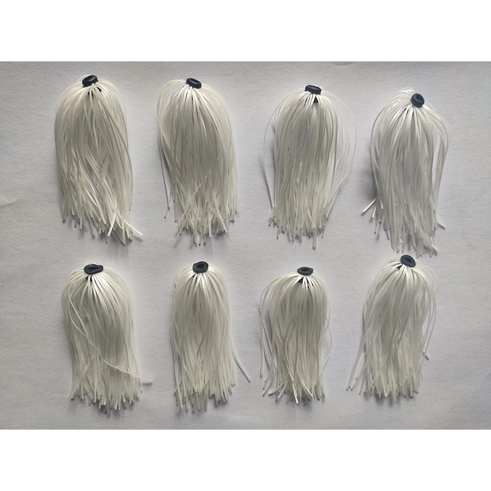 8 Bundles 50 Strands Silicone  - Fishing Lure Buzzbait ulasan dan harga