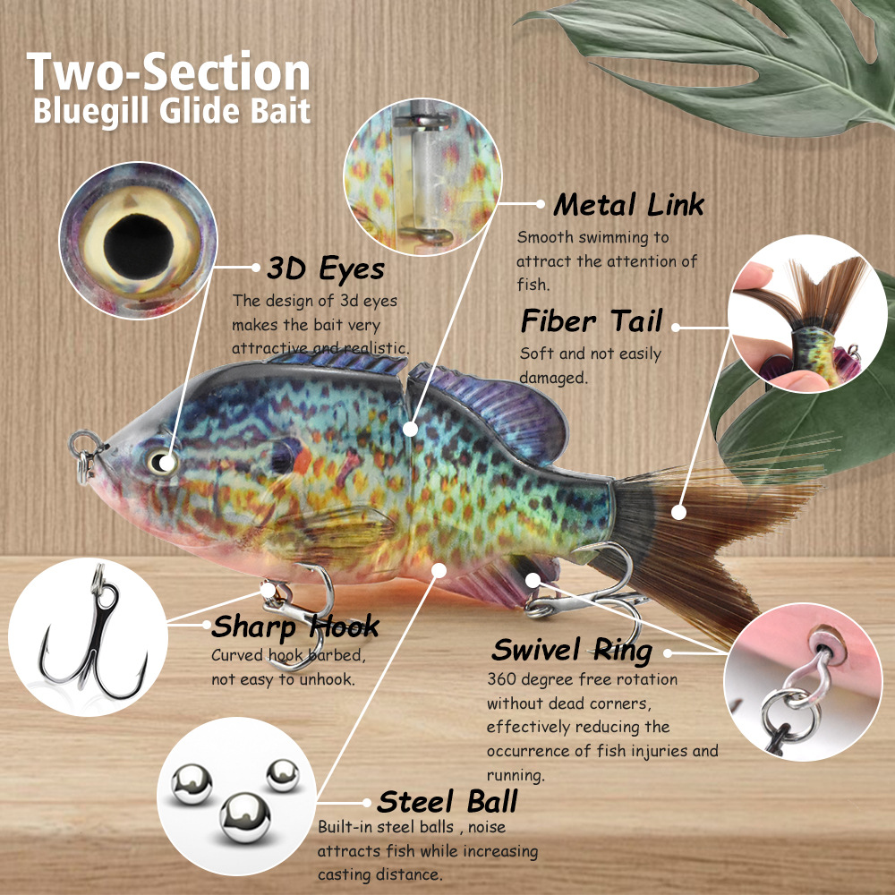 13Cm/33G Bionic Two-Section Ha - Fishing Lure Popper ulasan dan harga