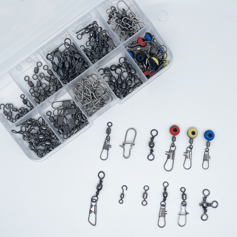 115pcs Fishing Swivel Connecto - Fishing Lure Making Kit ulasan dan harga