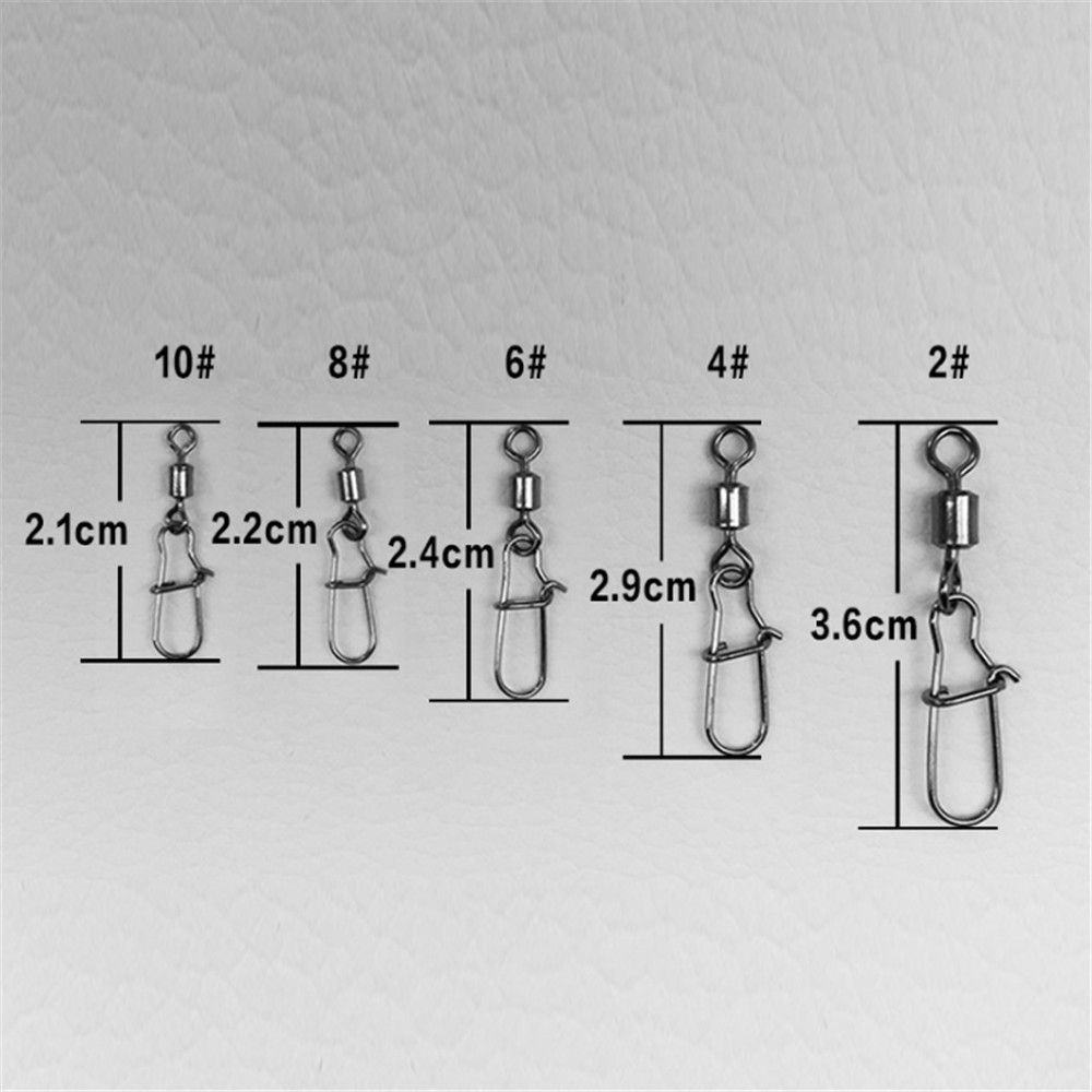 FISHINAPOT 30pcs/lot 2#-10# St - Fishing Lure Spinner ulasan dan harga