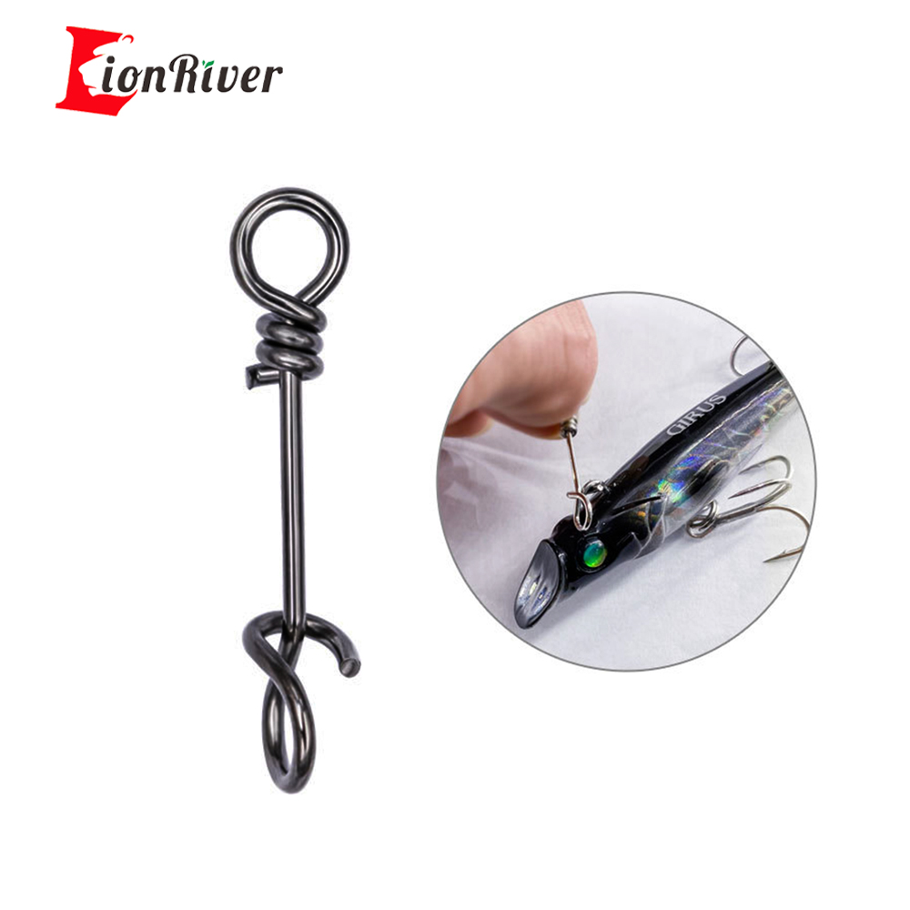 LIONRIVER 100pcs Stainless Ste - Fishing Lure Accessories ulasan dan harga