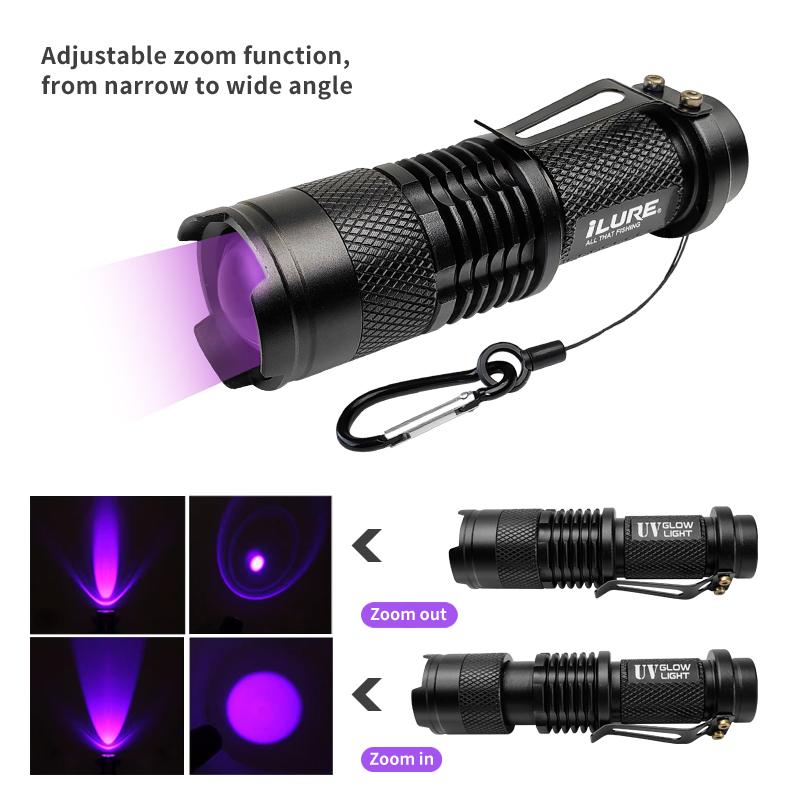 Mini UV Flashlight 395nm Ultra - Fishing Lure Kit ulasan dan harga