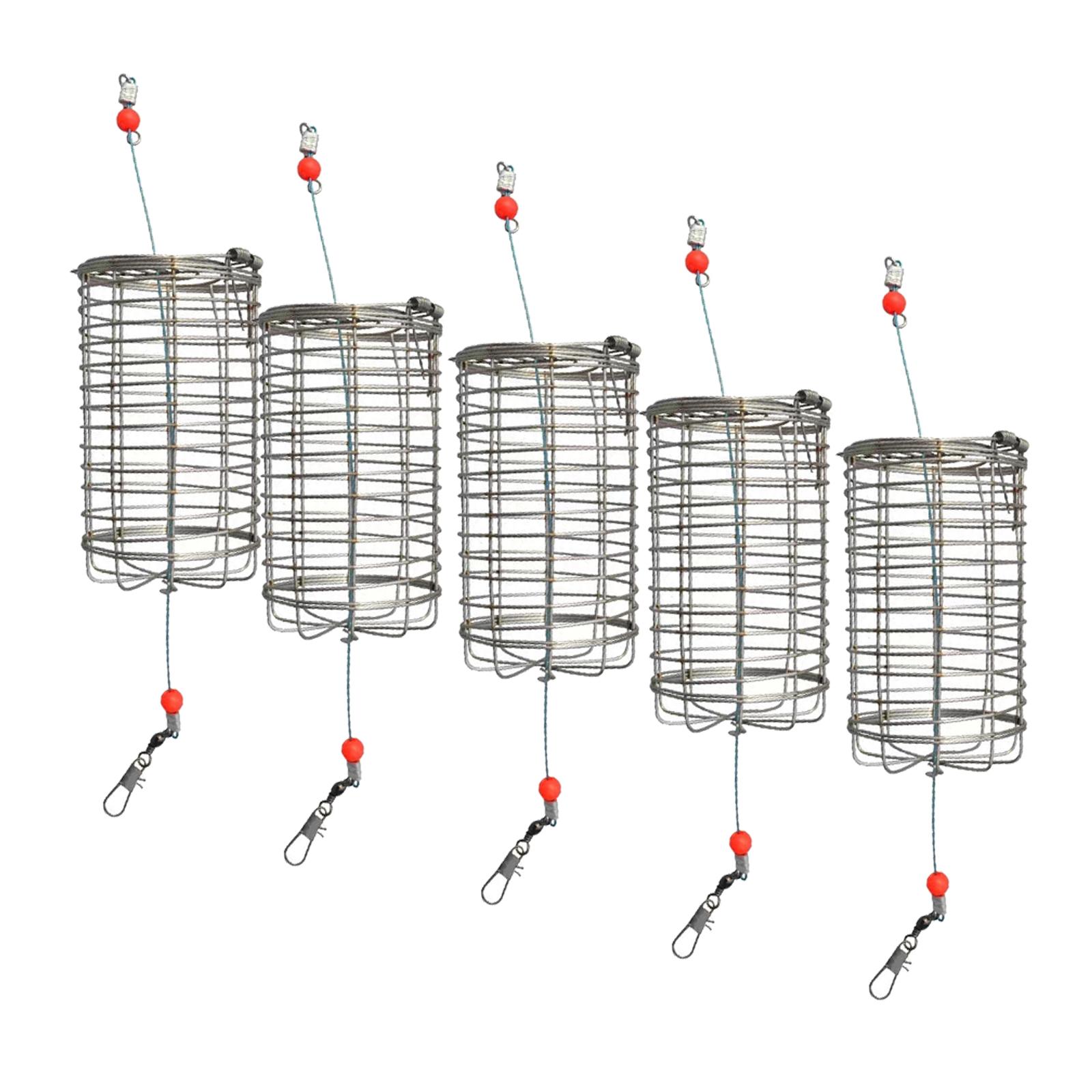 5x Solid Fishing Feeder Cage T - Fishing Lure Box ulasan dan harga