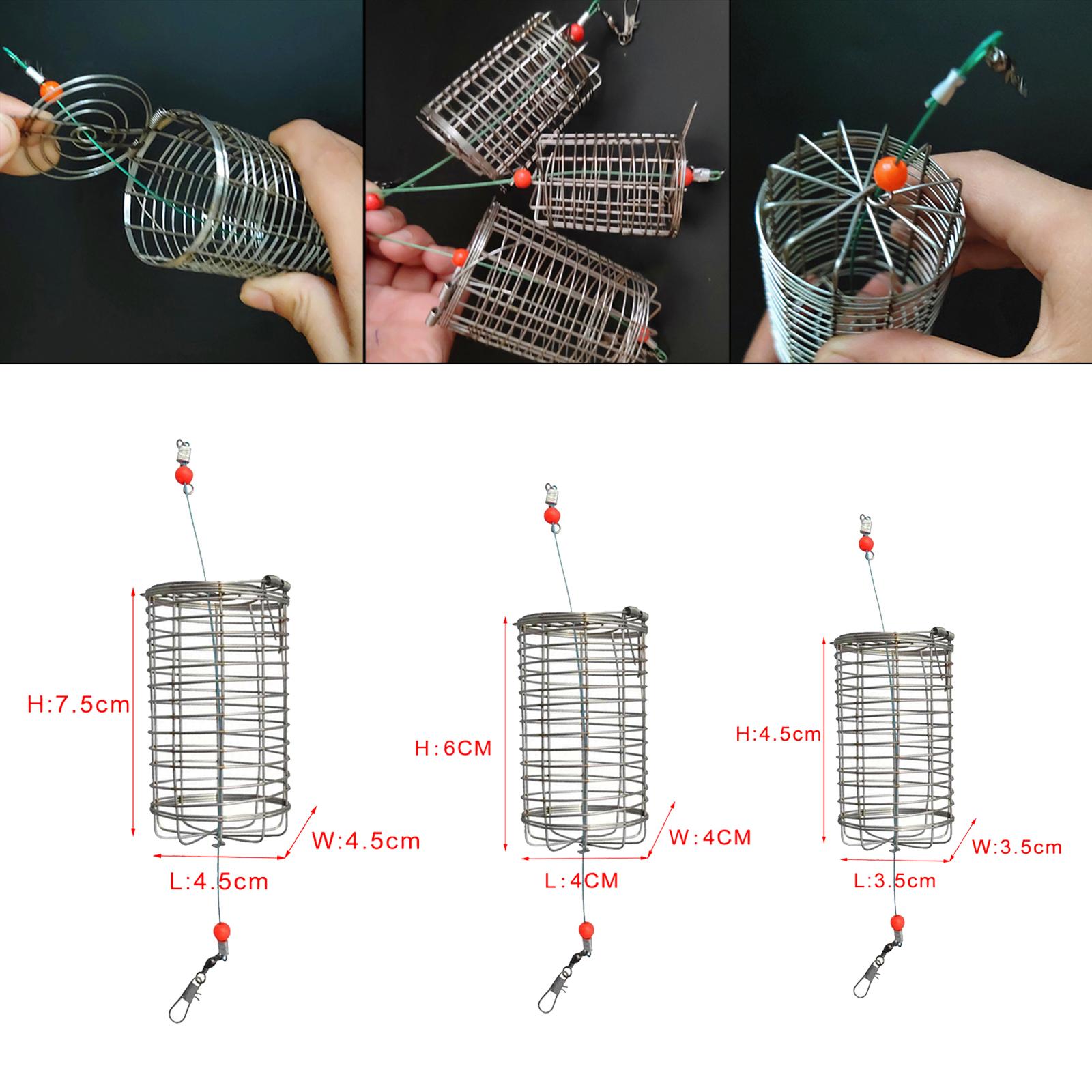 5x Solid Fishing Feeder Cage T - Fishing Lure Box ulasan dan harga