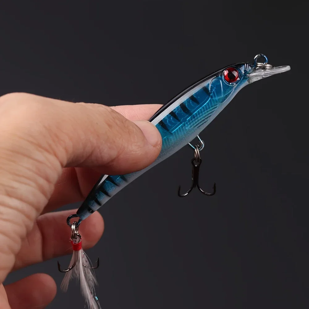 5pcs/box Laser 3D Eyes Bionic  - Fishing Lure Box ulasan dan harga