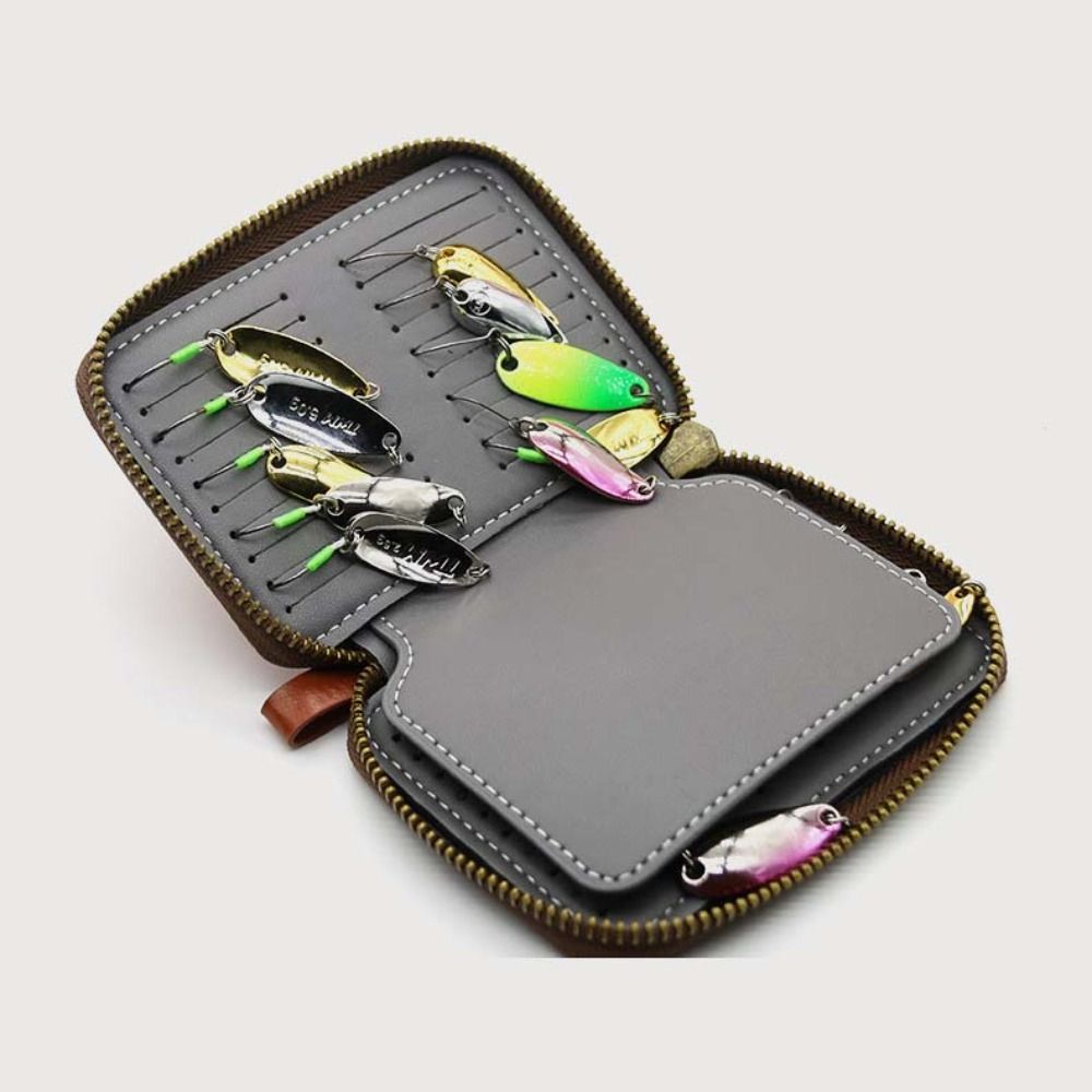 PU Leather Lure Wallet Bag Car - Fishing Lure Spinnerbait ulasan dan harga