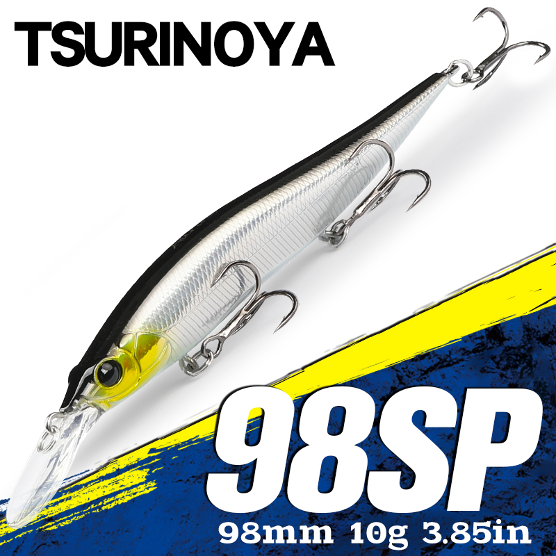 TSURINOYA  Suspending Minnow J - Fishing Lure Jerkbait ulasan dan harga
