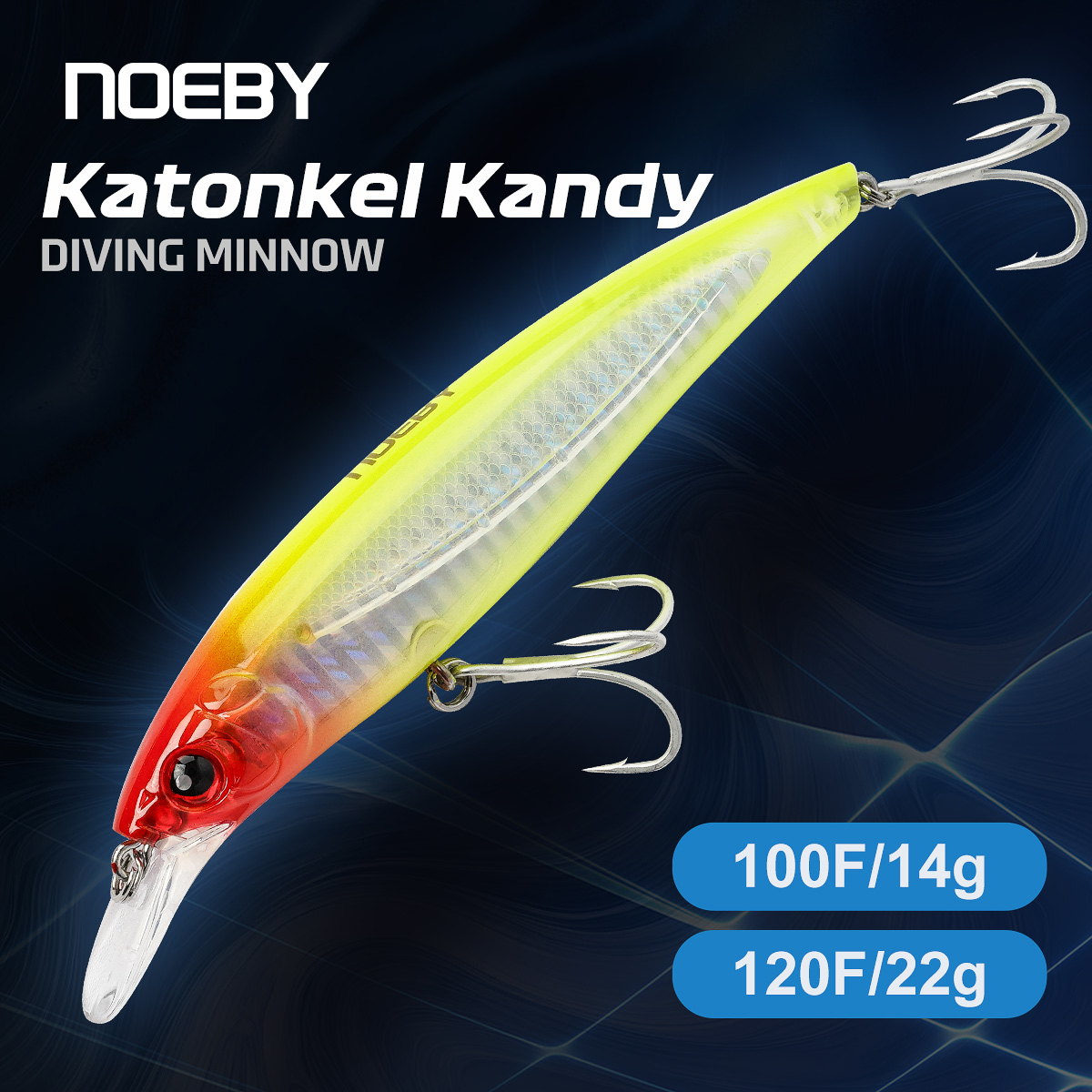 NOEBY Minnow Fishing Lure 100m - Fishing Lure Jerkbait ulasan dan harga