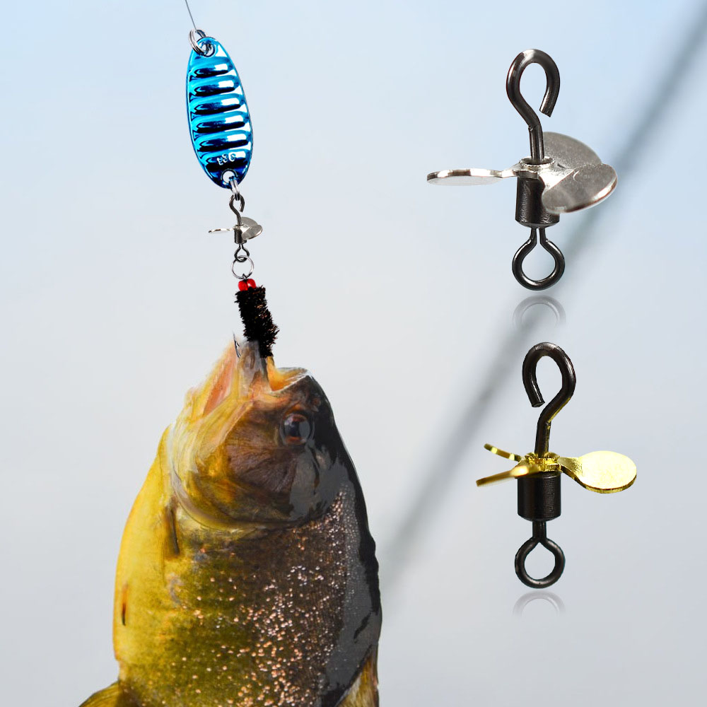 20Pcs Spiral Blade Fishing Pro - Fishing Lure Blade Bait ulasan dan harga